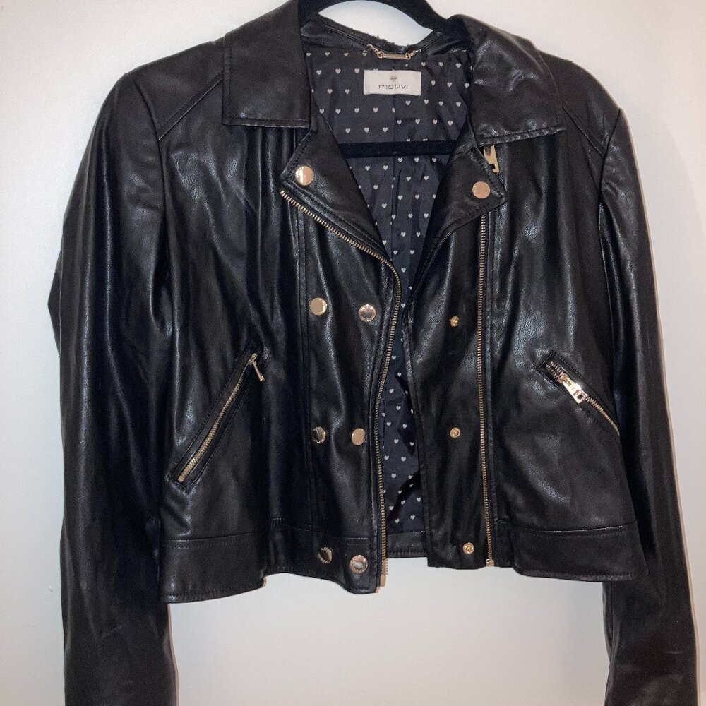 Faux Leather Jacket